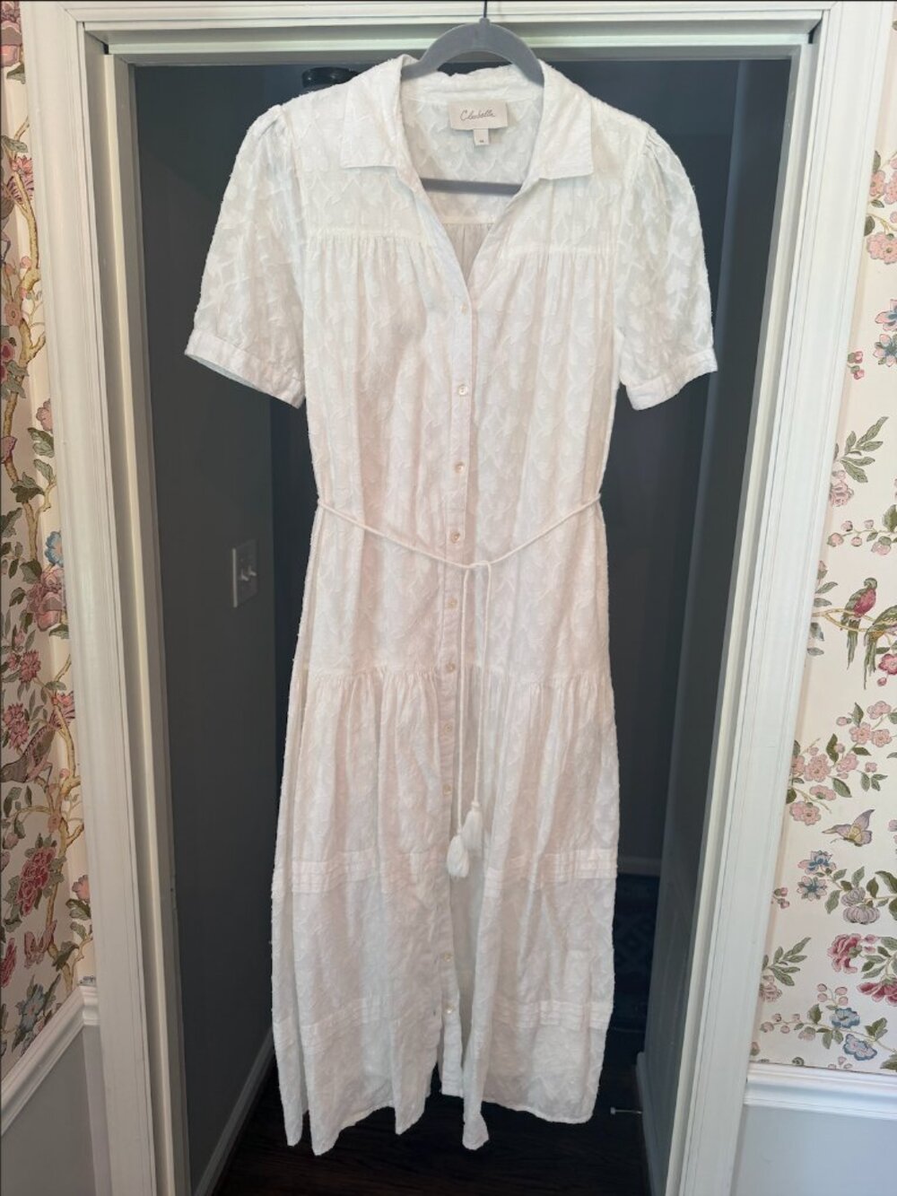 Cleobella 100% Organic Cotton Textured Maxi Dress